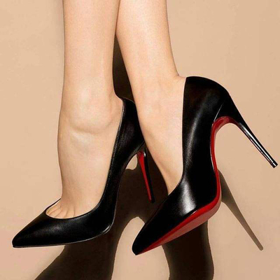 so kate 120 mm pumps patent calf leather black high heels
