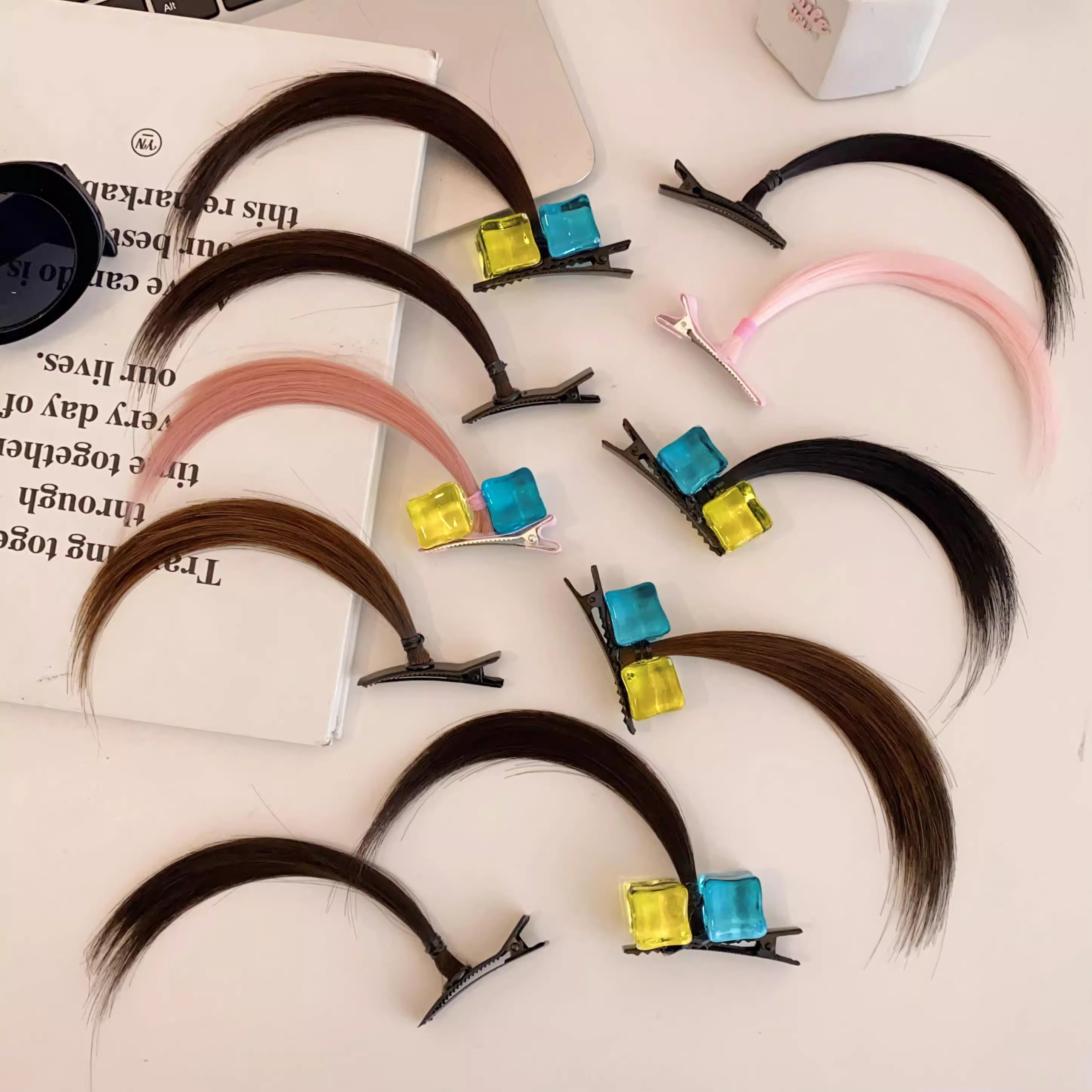 搞怪呆毛刘海发夹女cos动漫