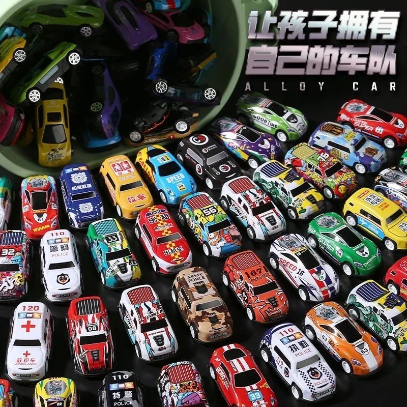 合金小汽车玩具车儿童惯性回力车