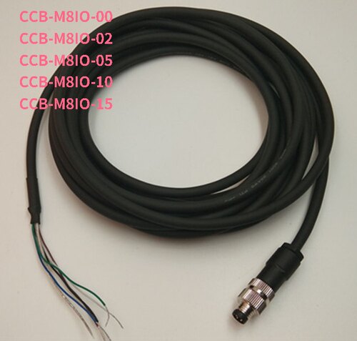 Cognex康耐视M8 5芯连接器CCB-M8IO-00 CCB-M8IO-03工业相机线