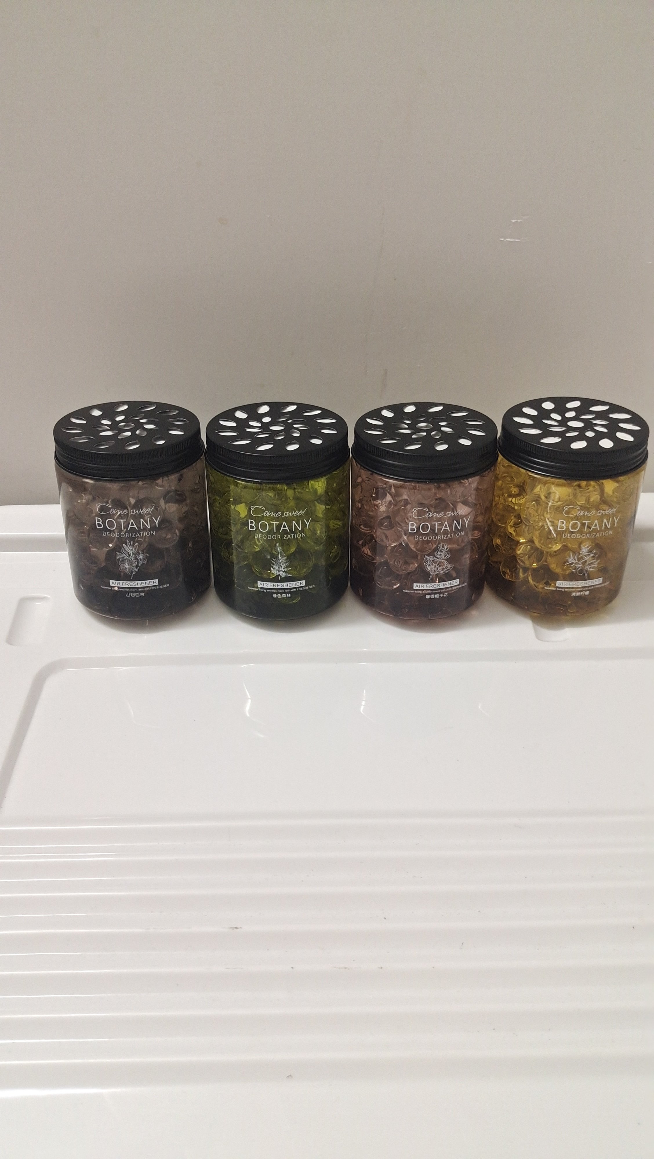 水晶芳香珠消臭散发清香适用小车厕所卧室客厅衣柜250ml/盒新旧随