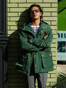 复古绅士比代尔BEDALE经典 英式 连帽户外冲锋衣外套 新品 春季