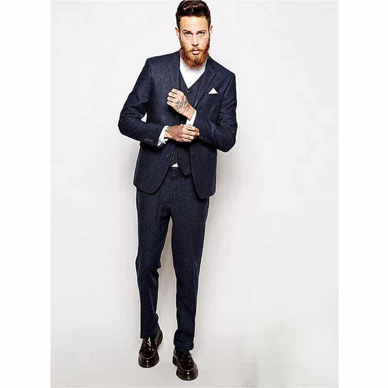 Costume homme en laine pour automne - Ref 1563175 Image 1