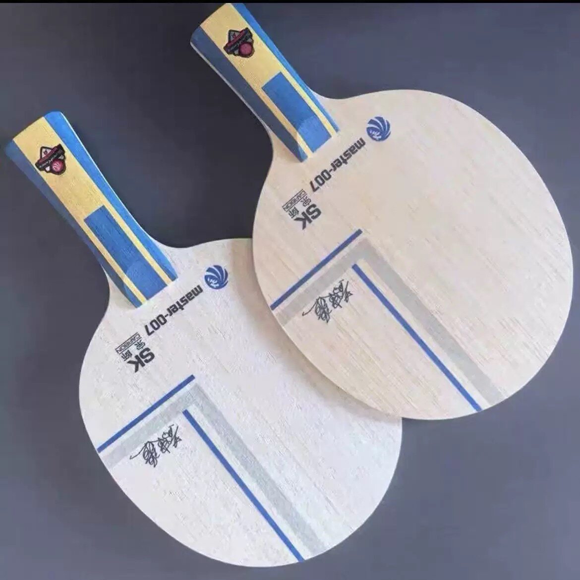 超皇新宗师007新款黄建疆推荐专用长胶乒乓球拍底板异制结构球板