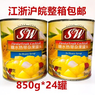 24罐 SW热带杂果850g 水果罐头混合什锦 蛋糕 披萨