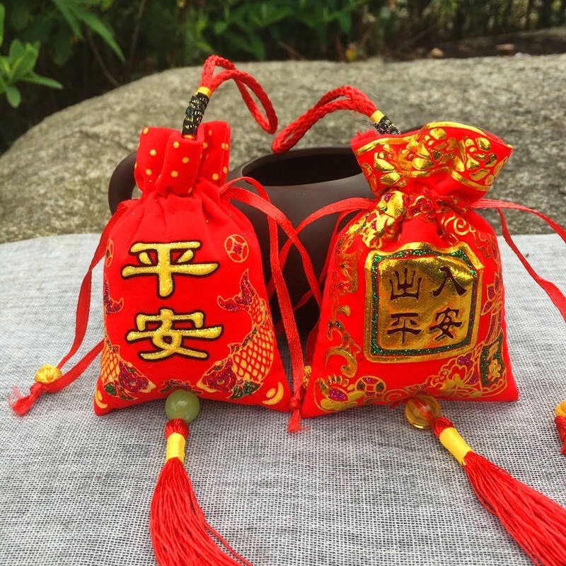 端午节艾草  香袋 空香囊 空香包袋 护手符袋 平安符 护身符 空袋
