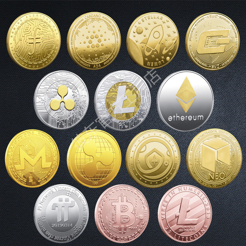 新款BTC 比特b实物纪念币 Bitcoin外国金币 道具游戏金币数字货币