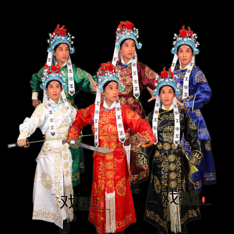 戏曲武将衣服团花剑衣