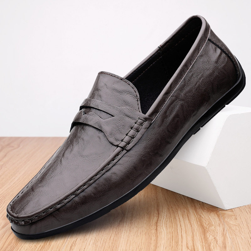 春季豆豆鞋真皮软底软皮透气舒适懒人驾车鞋休闲皮鞋跨境大码男鞋,运动鞋new,运动休闲鞋,淘宝优惠券,粉丝福利购,淘宝优惠卷