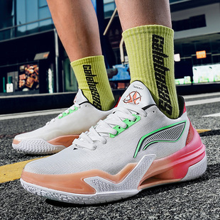 跨境代发2026新款春秋季篮球鞋男跑步运动鞋初中学生户外实战球鞋