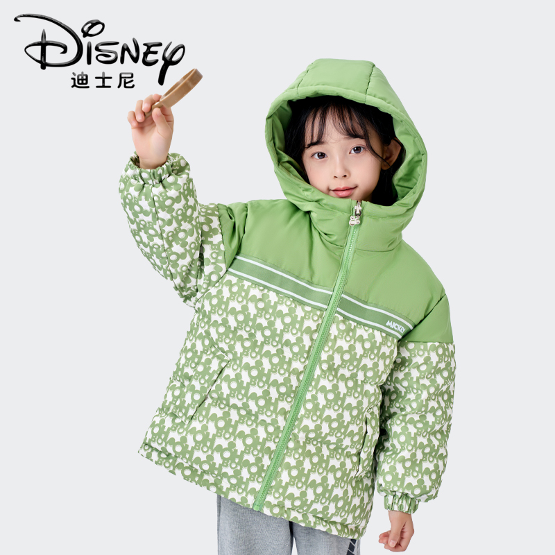 正品迪士尼童装儿童羽绒服男童加厚冬装女童2025新款宝宝小孩外套