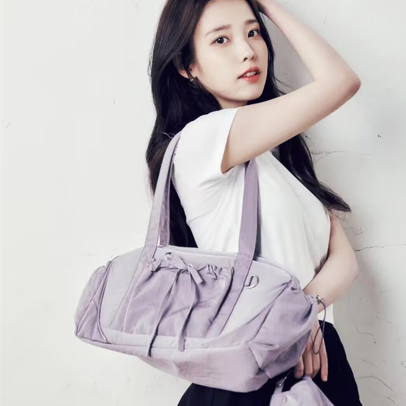 韩国IU同款蝴蝶结芭蕾风单肩包