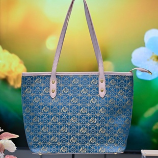 2026壮族文化创意壮锦布料手提包女托特包通勤民族文创单肩斜挎包