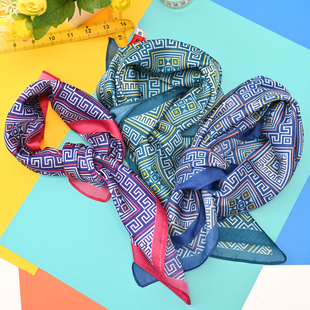 广西壮族特色文创壮锦围巾 民族服饰装饰品 商务礼物百搭丝巾披肩