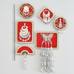 广西民族文化礼品苗银冰箱贴 民族摆件旅游文创伴手礼纪念品礼物