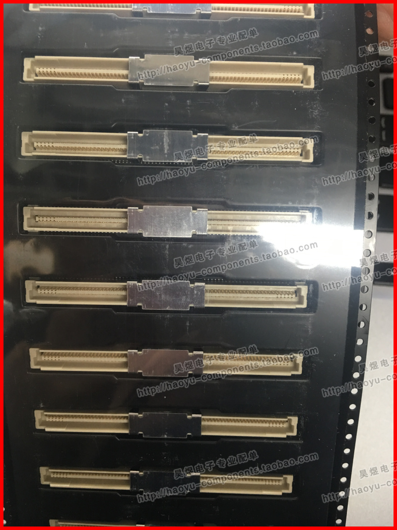 5177986-8 160pin 0.8mm间距 AMP/TE原装进口 板对板连接器 公座