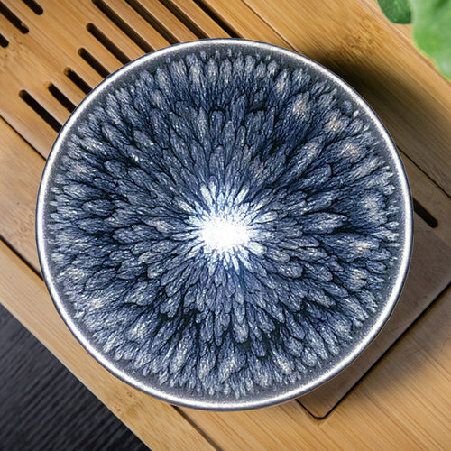 建阳建盏主人杯厂家批发价百花盏