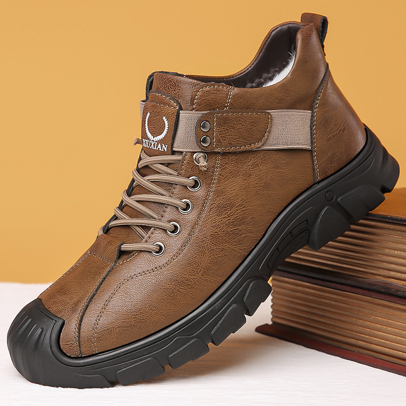 男鞋冬季加绒保暖棉鞋男运动休闲防滑防水加毛棉皮鞋中老年爸爸鞋,运动鞋new,运动休闲鞋,淘宝优惠券,粉丝福利购,淘宝优惠卷