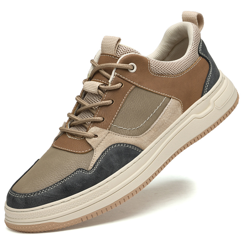 男鞋秋季新款潮流休闲鞋男士开车鞋户外工装透气英伦运动休闲板鞋