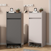 柜家用门口楼道电梯口小户型入户小型窄柜 单门鞋 定制2025新款 爆款