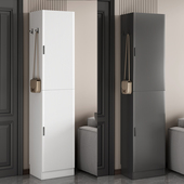 进门口小鞋 柜家用门口收纳柜窄高夹缝置物柜立式 电梯口加高储物柜