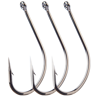 瑞美人歪嘴管付丸世手研刀锋尖破鳞刀锋有倒刺刀锋锚鱼钩散装鱼钩