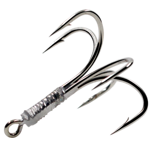 瑞美人三爪五爪锚钩五本鱼钩倒刺钓鲢鳙锚钩巨物丸世三本路亚锚钩