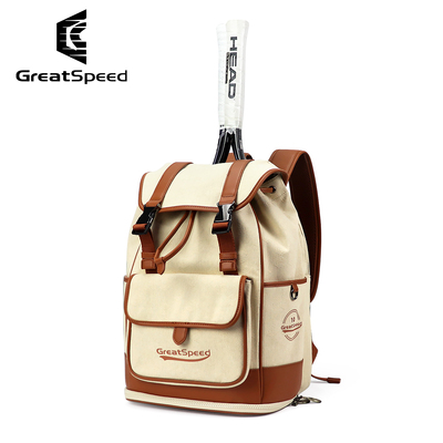 GreatSpeed网球包羽毛球包2支装复古双肩男女情侣同款运动专用