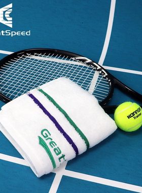 greatspeed四大满贯赛事温网网球毛巾羽毛球运动浴巾透气吸汗速干