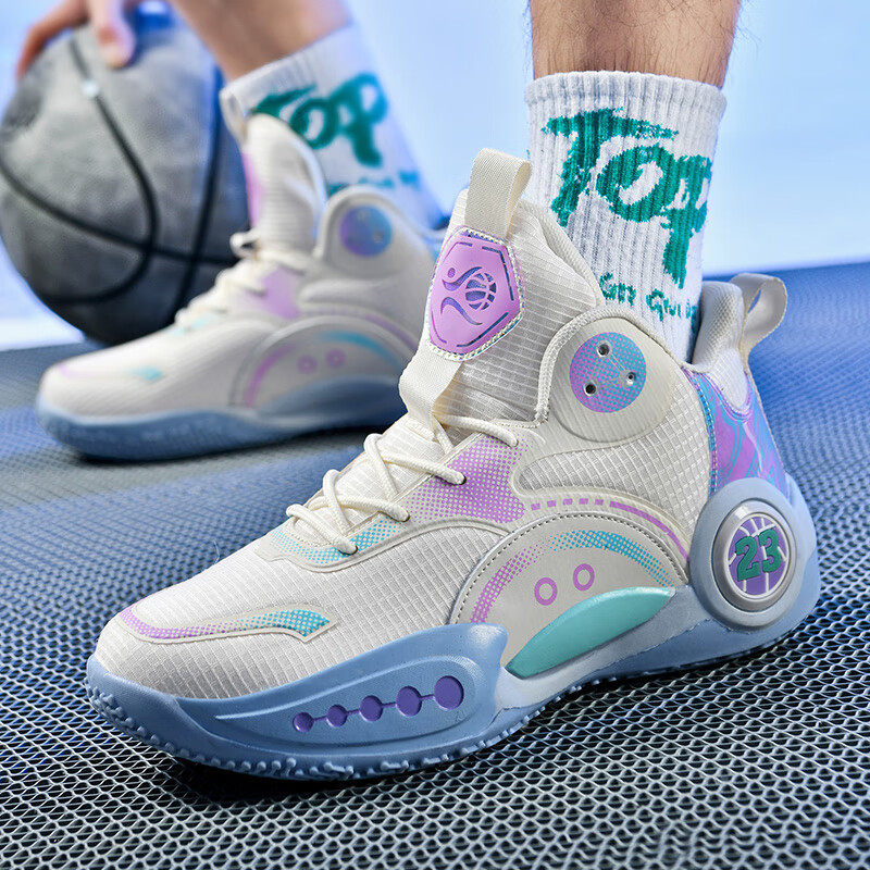 23号幻影篮球鞋男款儿童小学生青少年实战运动球鞋夏款跑鞋减震球