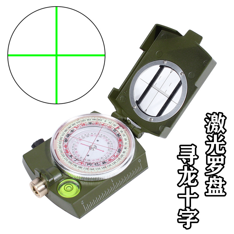 新款二十四山罗盘多功能指南针罗盘高精度随身携带迷你二寸指南针