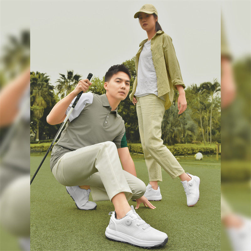 高尔夫球鞋男女新款固定钉纽扣2026新款高尔夫舒适透气运动高尔夫