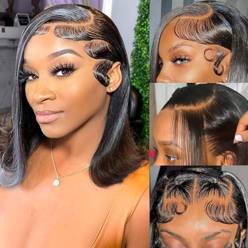 StraightLaceFrontBobWigs