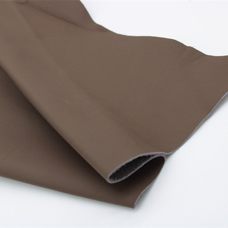 牛皮皮料真皮沙发皮子床头座椅皮革面料整张牛皮自然纹哑光栗色