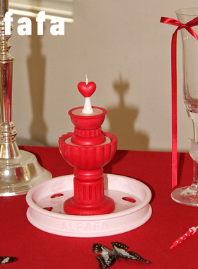 alfafa许愿池坠入爱河喷泉香薰蜡烛礼盒原创小众礼物节日送礼