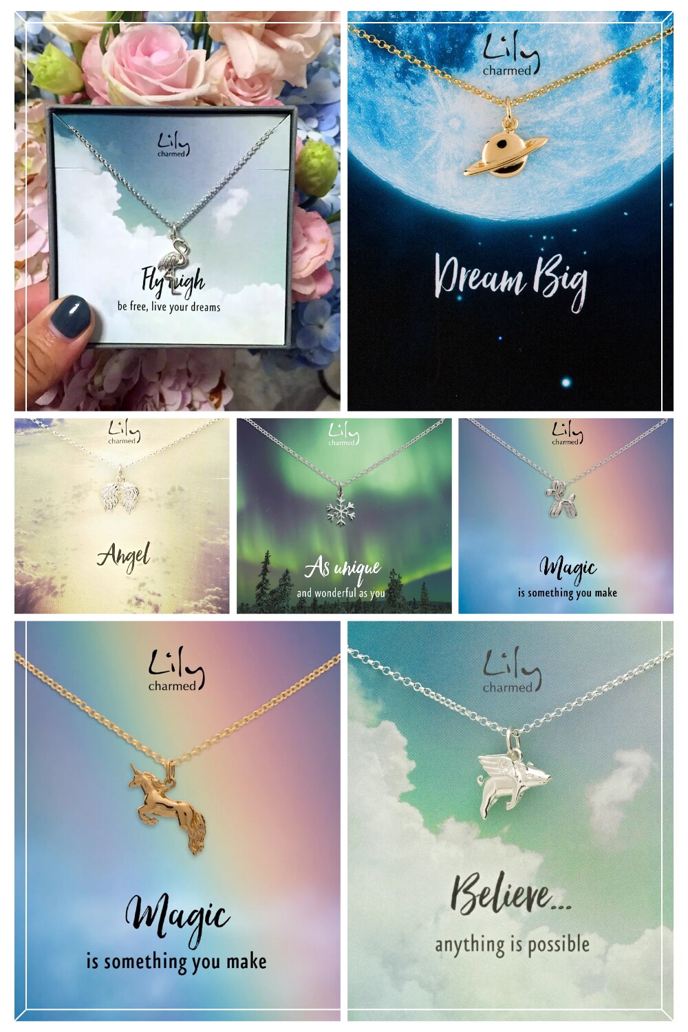 lily charmed气球狗锁骨链文艺范项链知乎推荐小清新幸运礼物s925