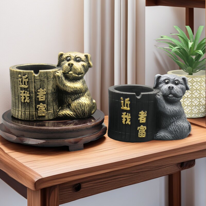 创意个性潮流时尚带盖烟灰缸家用时尚烟灰缸