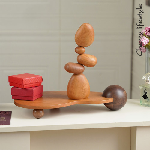 稀奇古怪的实木磁吸创意摆件