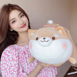 可爱柴犬公仔毛绒玩具布娃娃生日礼物女柯基玩偶狗狗睡觉安抚抱枕