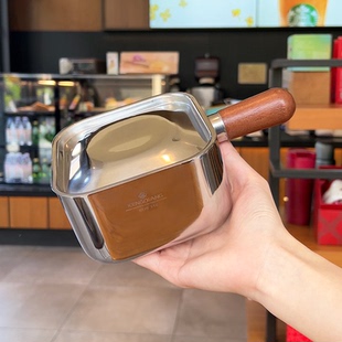 316不锈钢泡面碗带手柄吃饭碗带盖方形盒子电磁炉专用迷你小奶锅