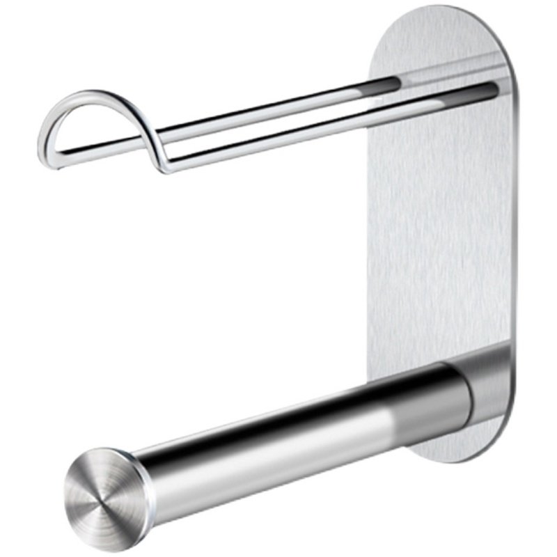 不锈钢衣架收纳整理架神器免打孔壁挂式阳台墙上挂放夹子家用挂钩