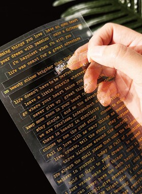 296PCS Small Talk DIY Diary journal decor quote stickers