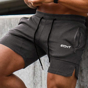 Sports Shorts Mens Beach Zip pocket Trousers Sweatpants