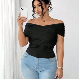 Fashion size Plus Top Loose New Blouse Shirt Women Large