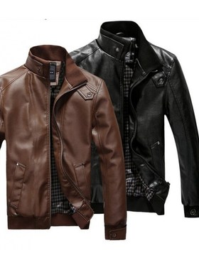 Man leather jacket men jackets winter coat 男人皮衣夹克