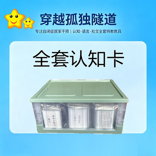 认知理解卡片安静书全套教具包邮