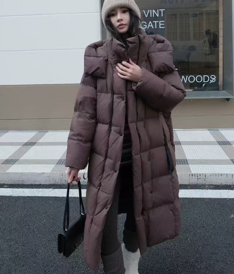 2025冬季中长新款羽绒服