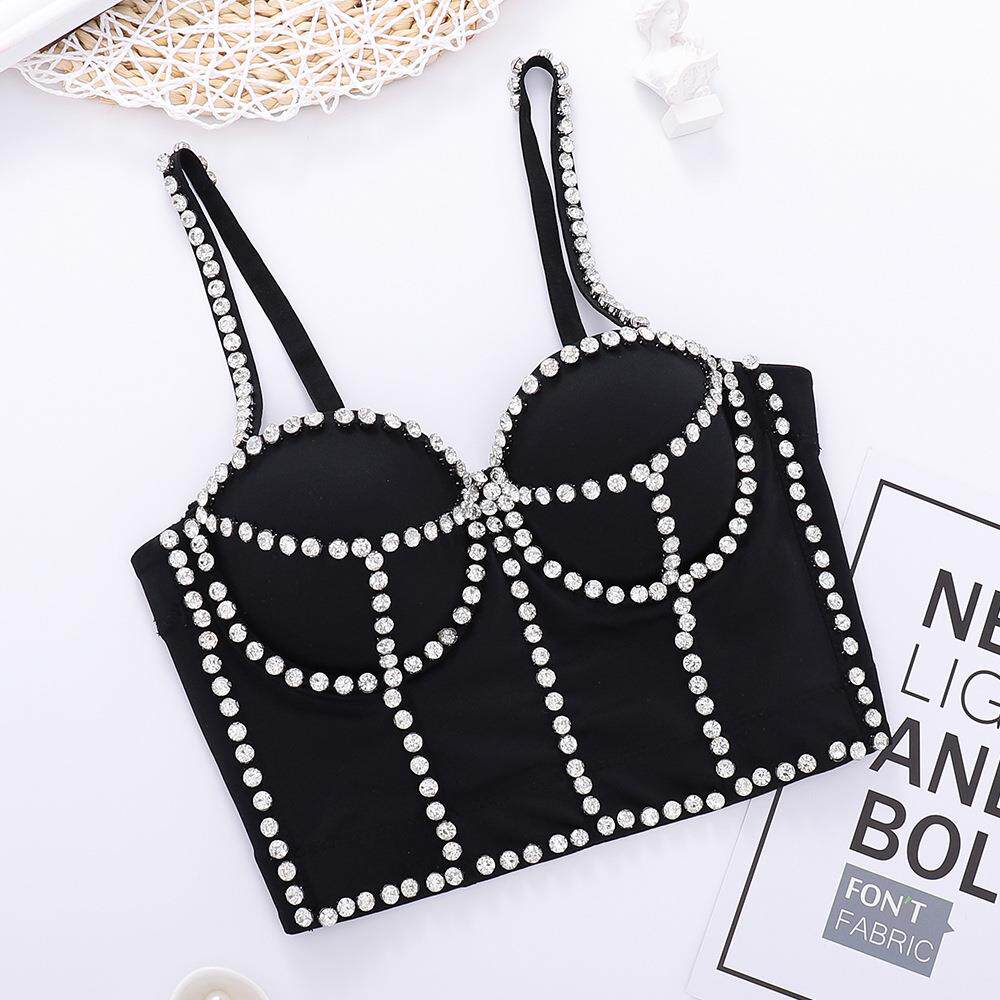Tanks white for women tank top Crop Tops Bustier Fashion