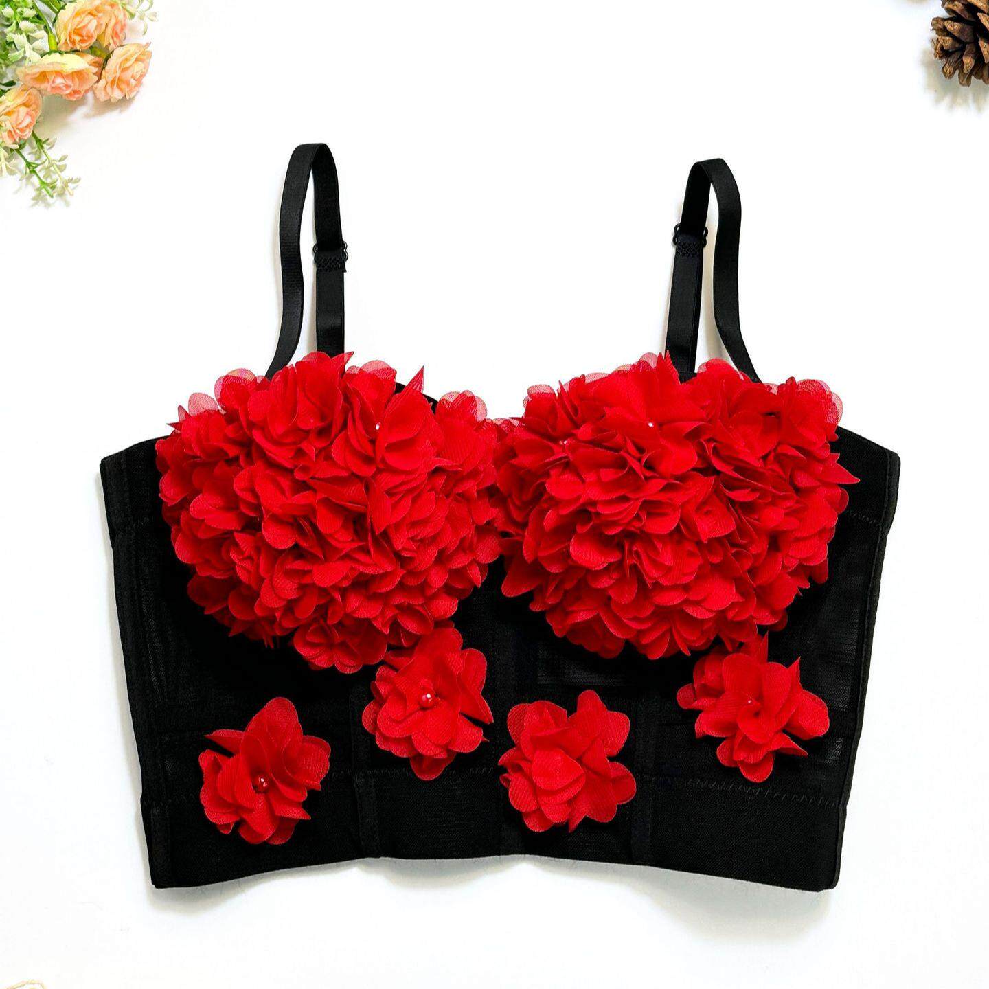 French style sequined tube top outer wear camisole bandeau t