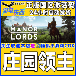 Steam正版游戏 庄园领主 国区激活码cdk Manor Lords